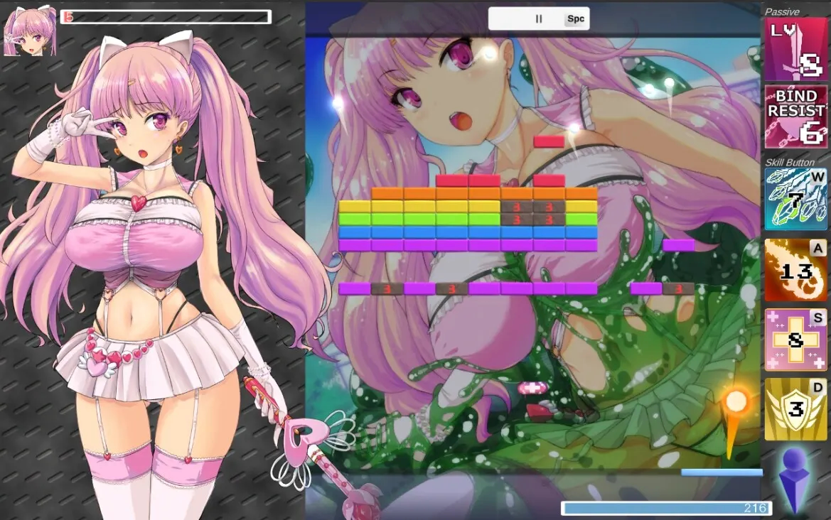 TOKAI Girl -Block Breaking RPG- 截图 4