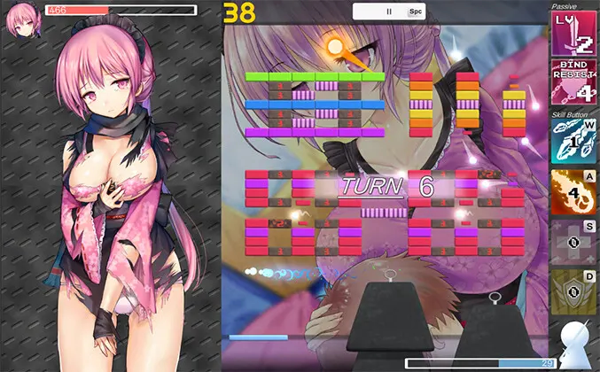 TOKAI Girl -Block Breaking RPG- 截图 3