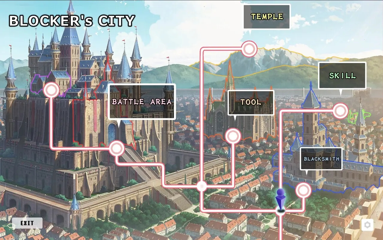 TOKAI Girl -Block Breaking RPG- 截图 2