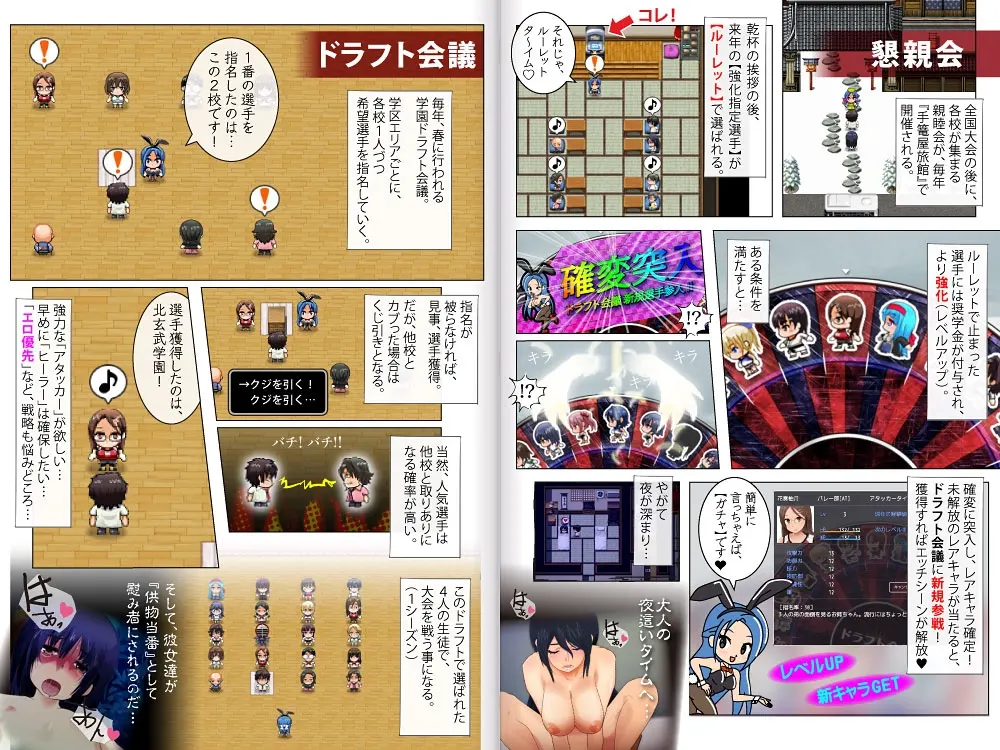 强化合宿的供物当番〜通过选秀会议决定凌○受害者〜 截图 3