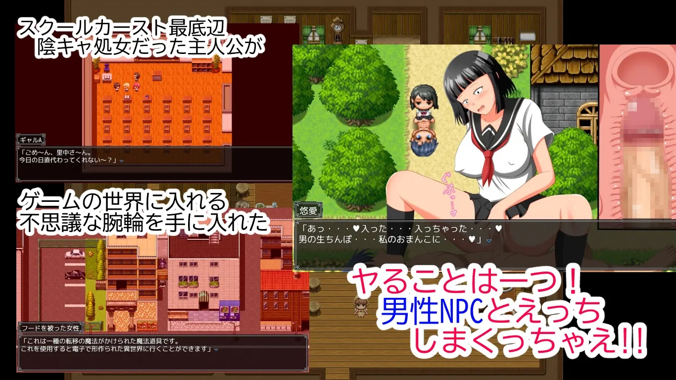 逆NPC奸! 当一个朴素脸的JK获得自由进入游戏世界的能力 截图 3